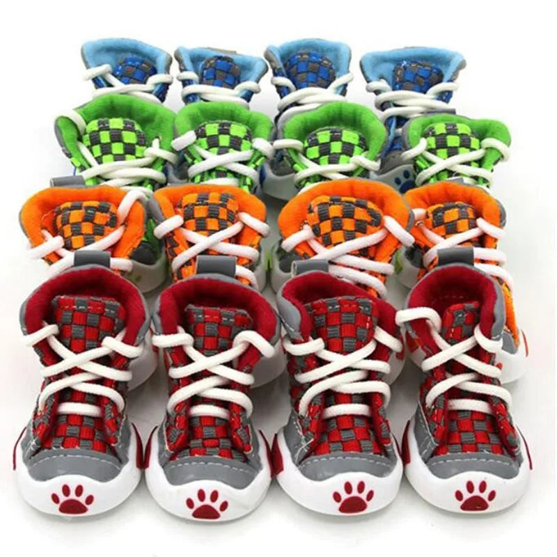 set Pet Dog Shoes