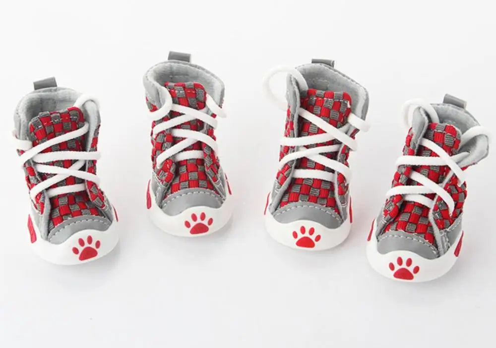 set Pet Dog Shoes
