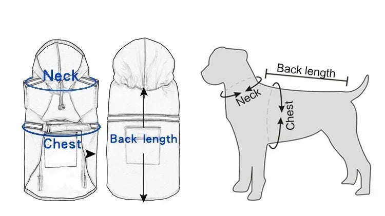Large Dog Raincoat