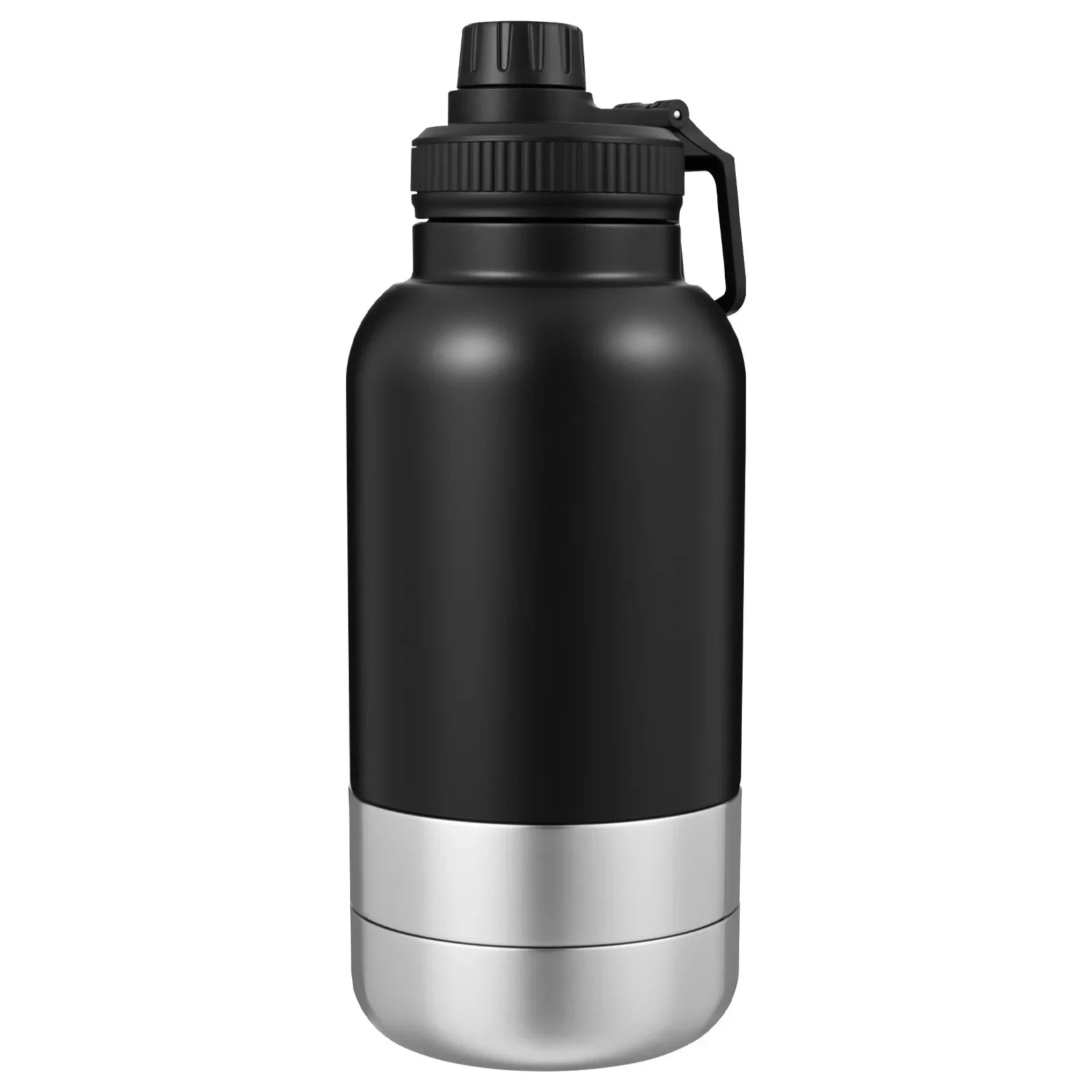 32 oz Capacity Portable Dog Water Bottle 3 in 1 Leak Proof Dog Travel Water Bottle with 2 Detachable Bowls for Walking Hiking