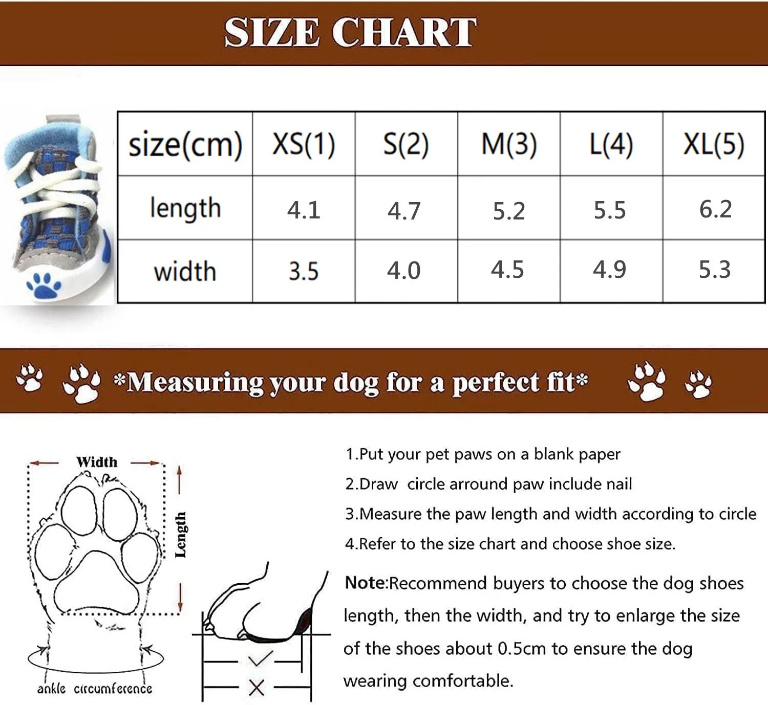 set Pet Dog Shoes