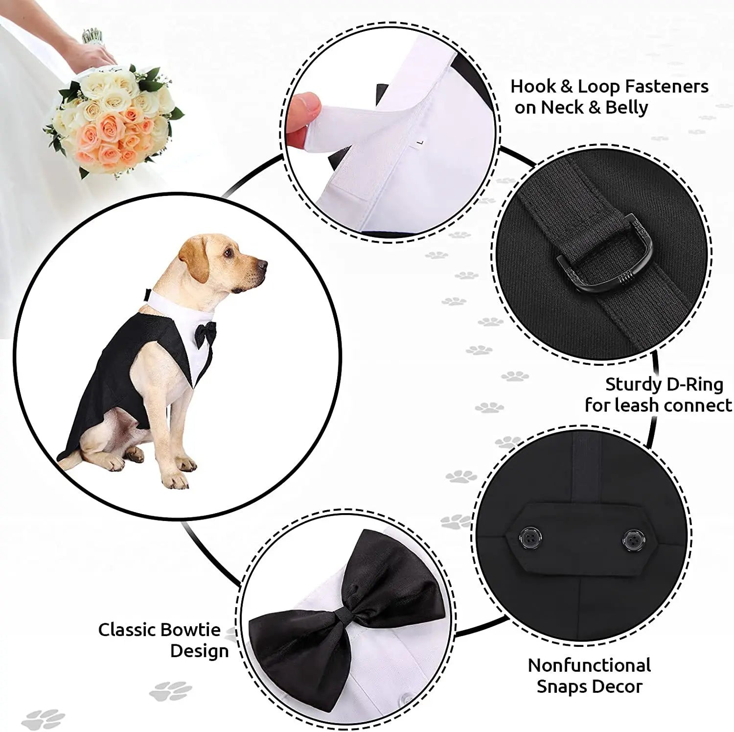 Formal Suit Tie Bow Shirt