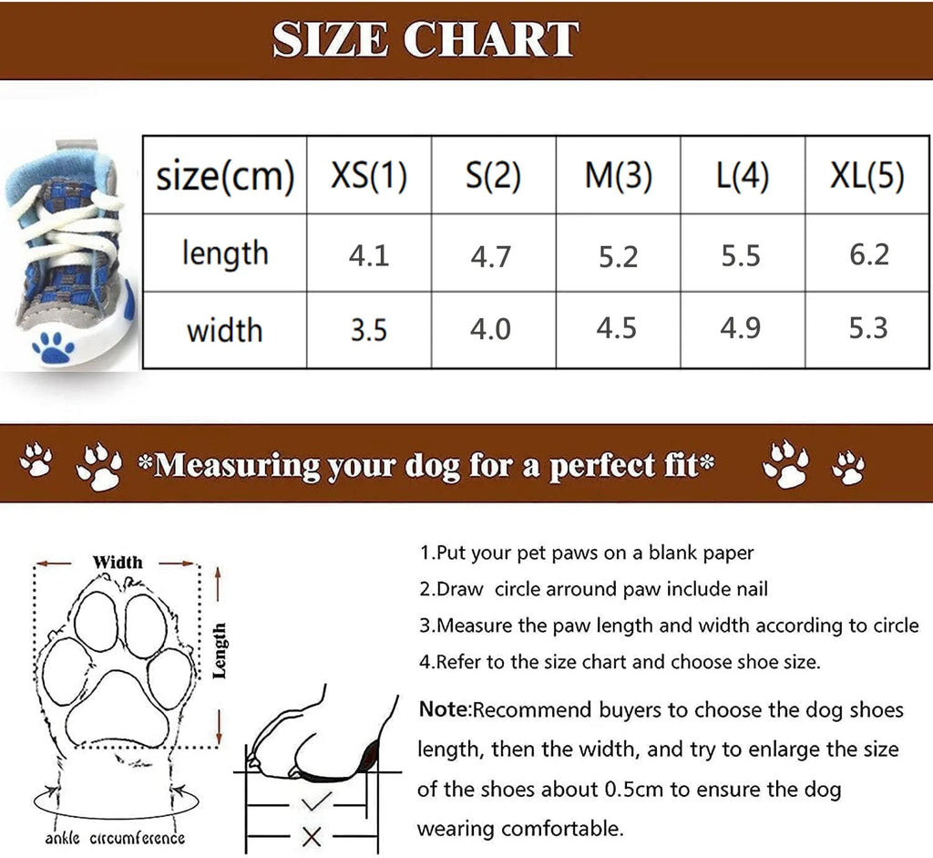 set Pet Dog Shoes