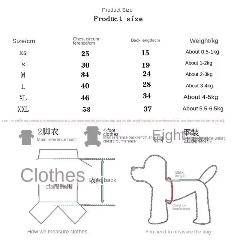winter sweater pet clothes